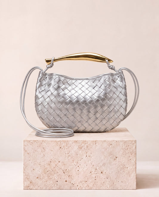 Bottega Veneta Sardine Plateado