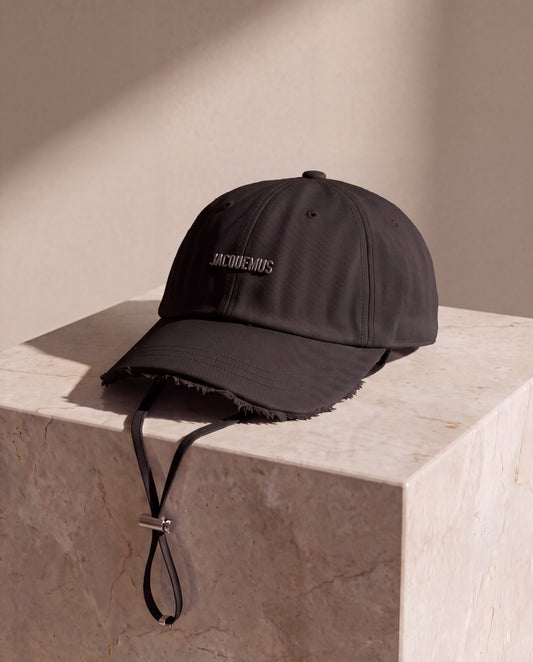 Jacquemus La Casquette Artichaut Negro