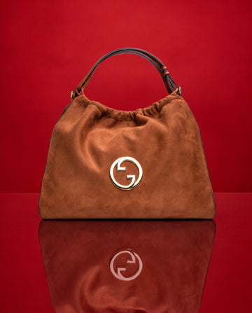 Gucci Hobo Suela Gamuza