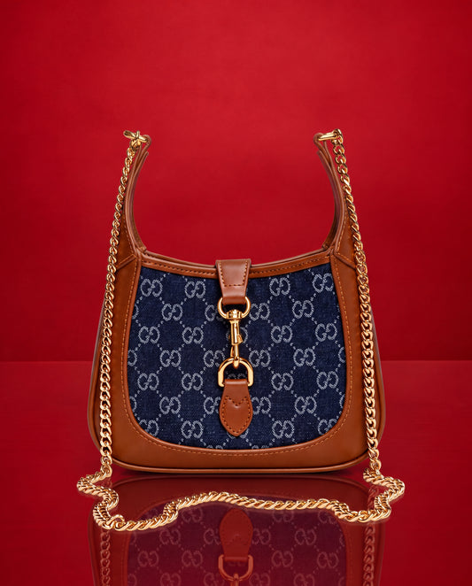 Gucci Bucket Azul Monograma