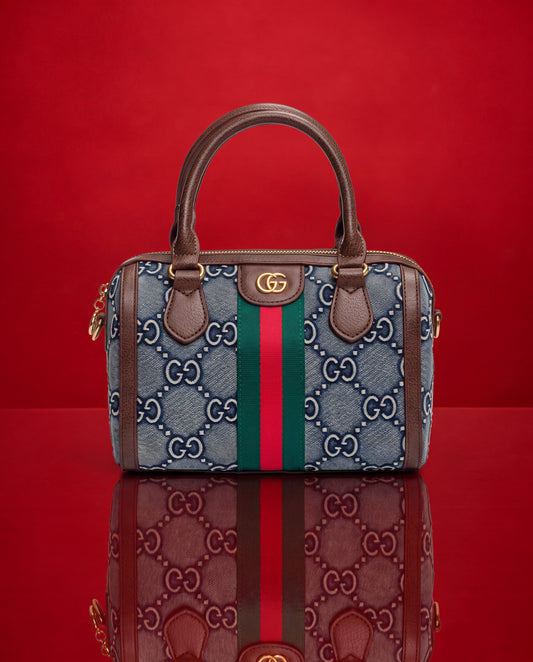 Gucci Boston Azul Denim