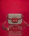 Gucci Velvet Bordó Monograma
