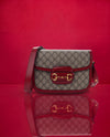 Gucci Velvet Big Beige Monograma
