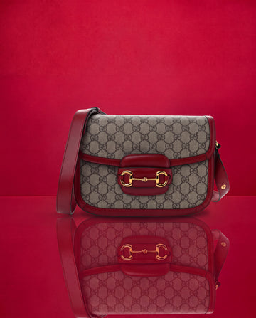 Gucci Velvet Big Beige Monograma