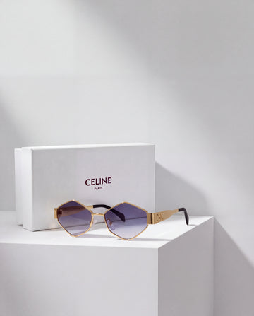 Celine Triomphe Hexagonal Uva