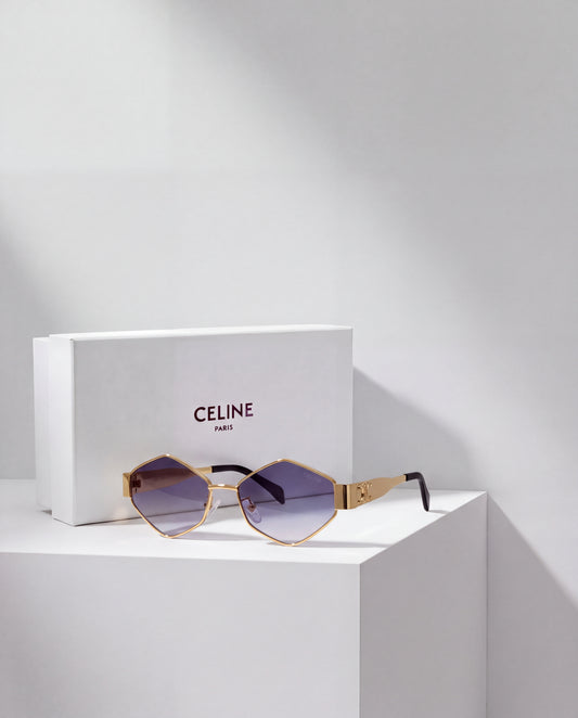 Celine Triomphe Hexagonal Uva