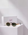 Celine Triomphe Oval Verde