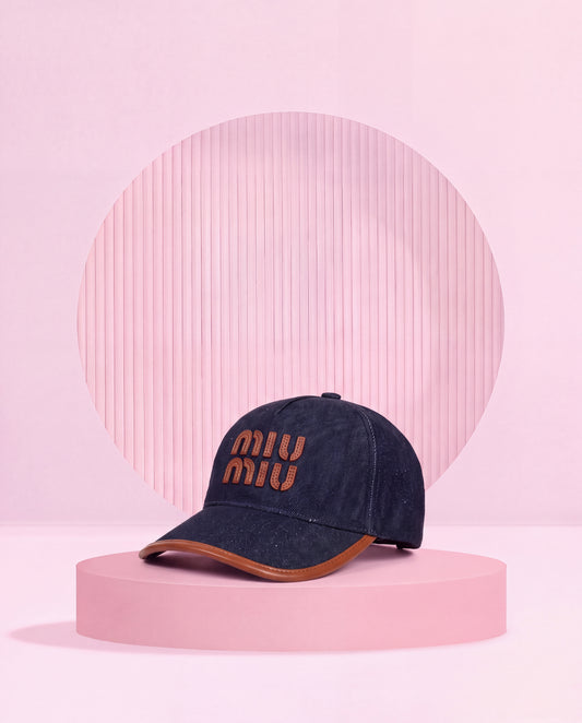 Miu Miu Cap Azul Denim