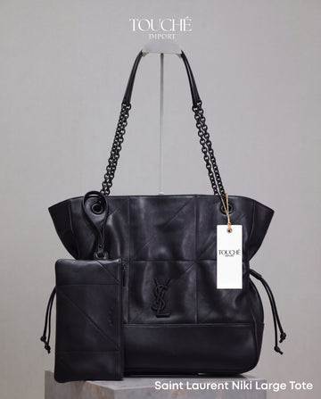 Ysaint Laurent Niki Large Negro Negro