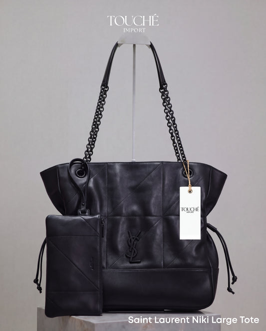 Ysaint Laurent Niki Large Negro Negro