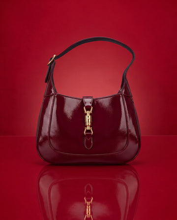 Gucci Jackie Bordó Charol