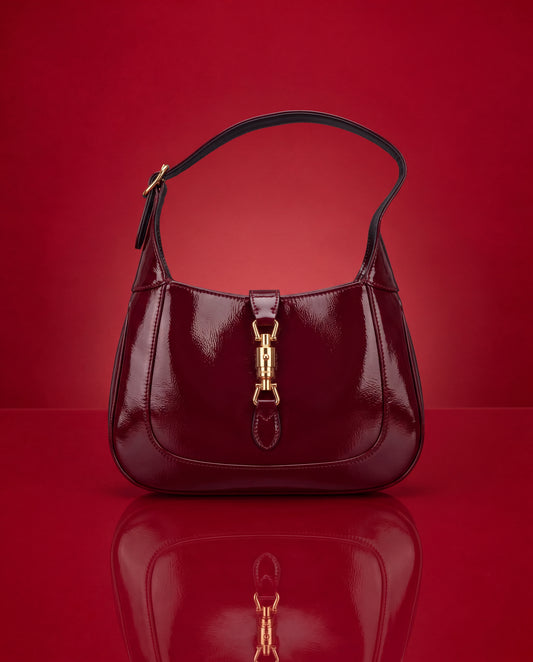 Gucci Jackie Bordó Charol