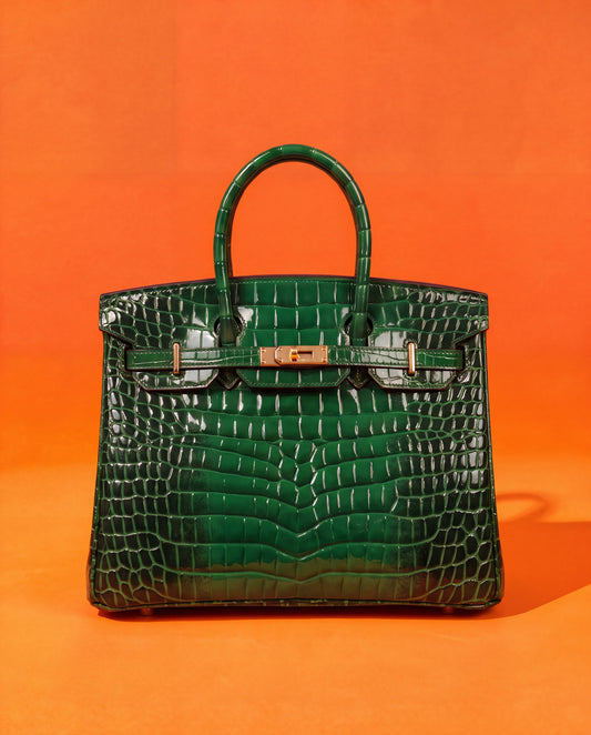 Hermès Birkin Verde Cocodrilo