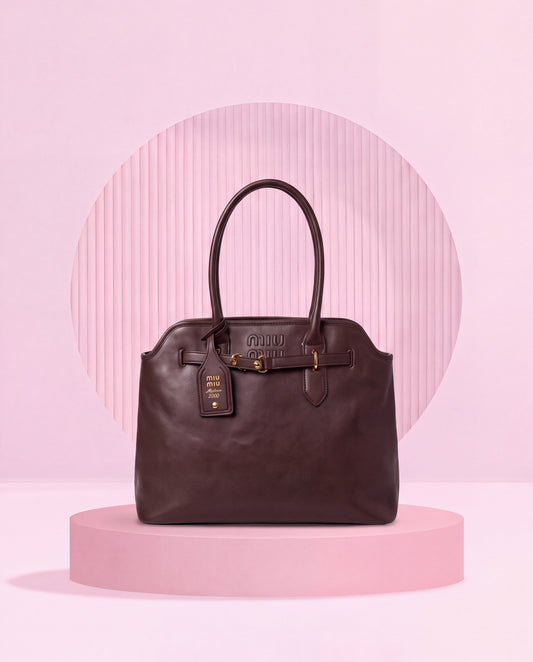 Miu Miu Aventure Marrón Oscuro