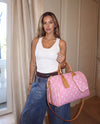 Louis Vuitton Speedy Keepall Limitada Rosa Monograma