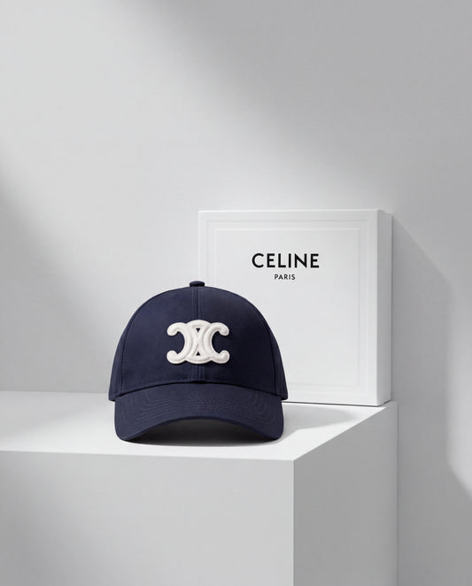 Celine Cap Azul y Blanco