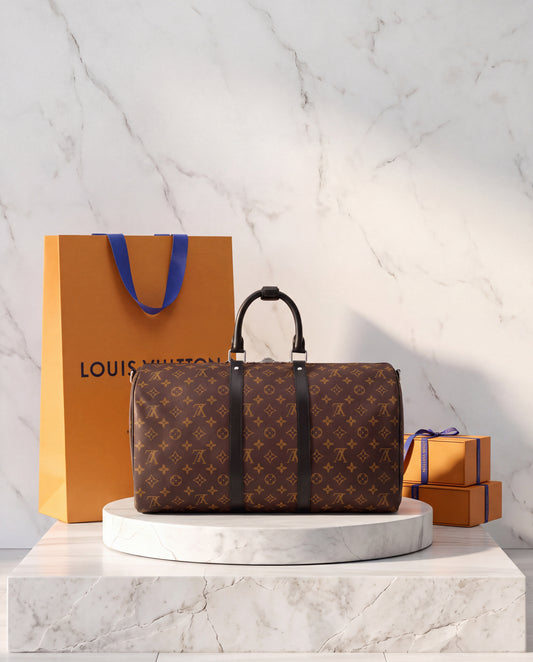 Louis Vuitton Keepall Mini Marrón y Negro