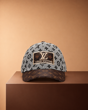 Louis Vuitton Monogram Patch Baseball Cap