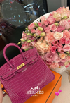 Hermès Birkin Crocodile leather Fuscia