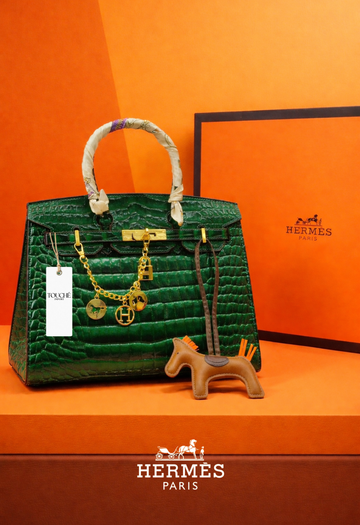 Hermès Birkin Crocodile leather Green