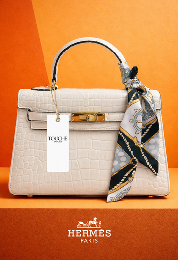 Hermès Kelly White Croco