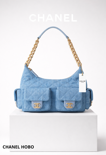 Chanel Denim Hobo Bag