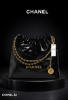 Chanel 22 color negra