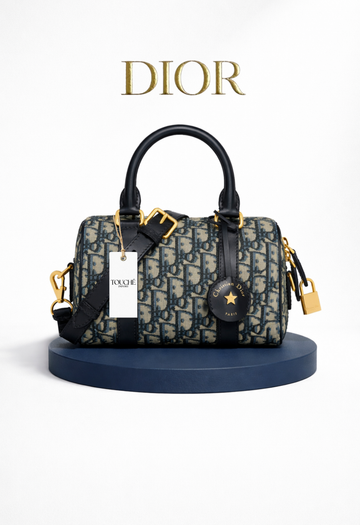 Baúl Christian Dior boston oblique mini.