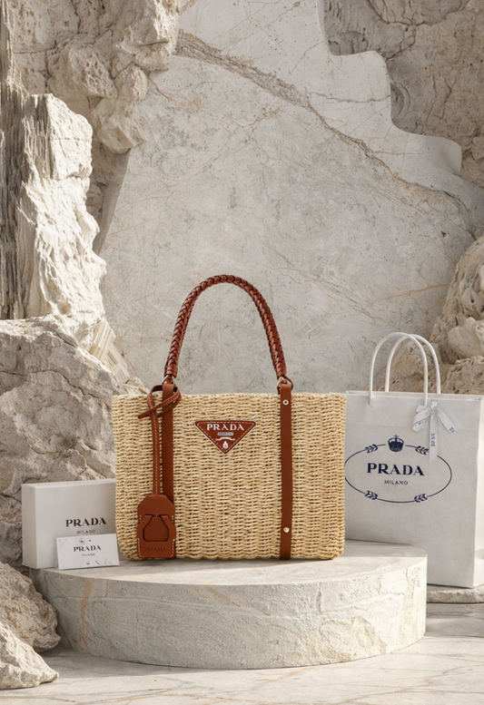 Prada Tejida Tote Bag