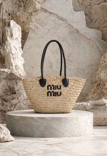 Miu Miu Tejida Tote Bag