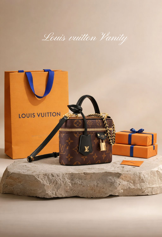 Louis Vuitton Vanity Neceser Marrón Monograma