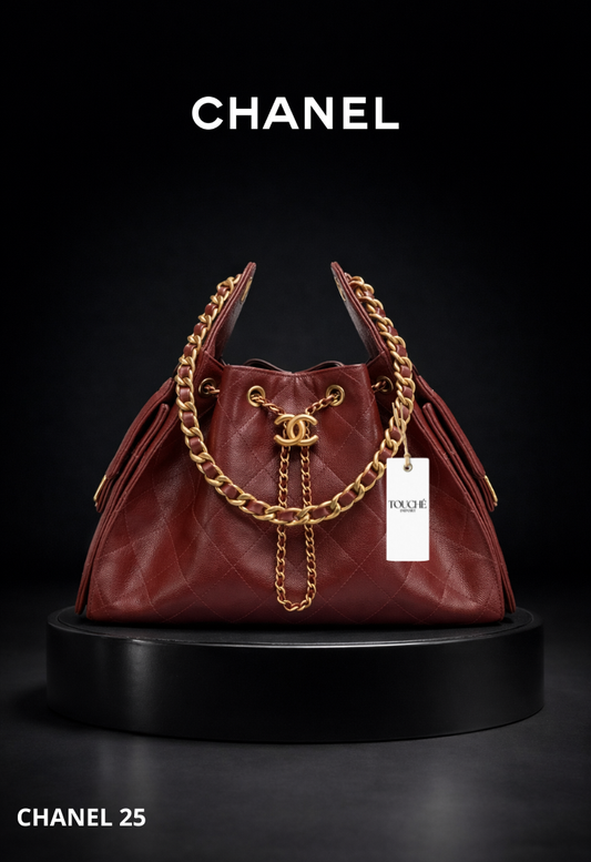 Chanel 25 Médium Bordo