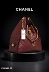 Chanel 25 Médium Bordo