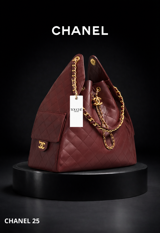 Chanel 25 Médium Bordo