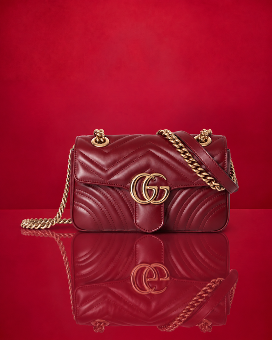 Gucci Marmont Bordó Matelassé