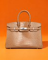 Hermès Birkin Camel Cocodrilo
