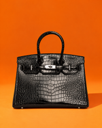 Hermès Birkin Negro Cocodrilo