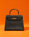 Hermès Kelly Negro Cocodrilo