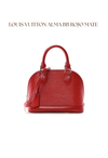 Louis vuitton Alma BB Clásica Marrón Epi Leather