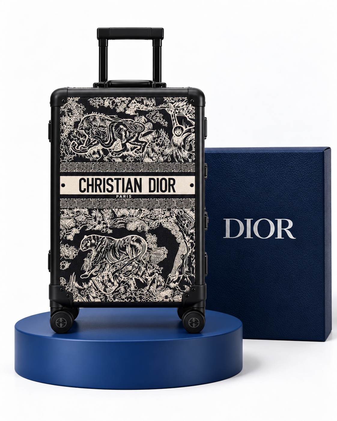 Christian Dior Tropical Suitcase Negro