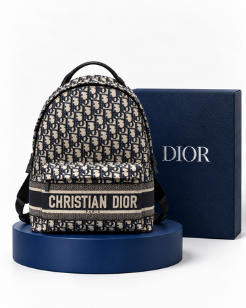 Dior Backpack Oblique Azul