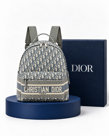 Dior Backpack Oblique Gris