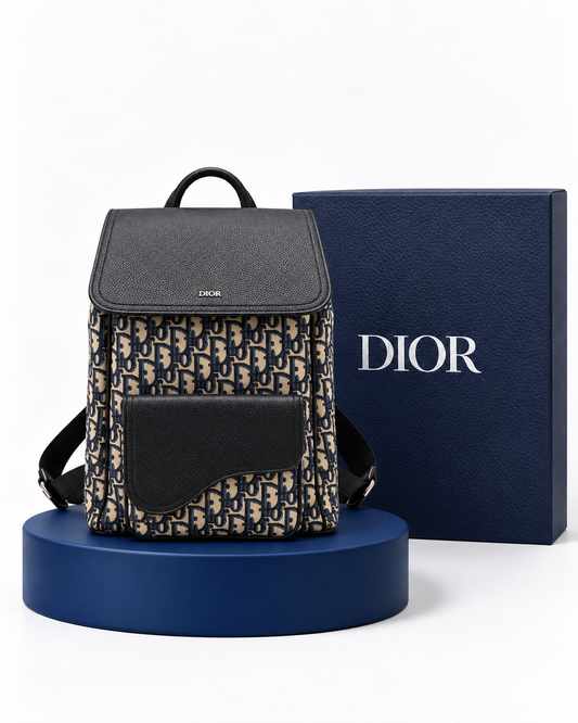 Christian Dior Urban Mochila Gris Monograma