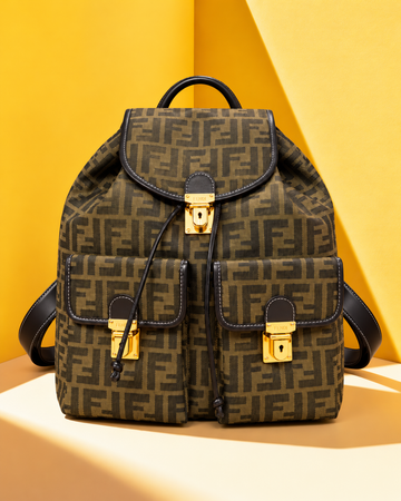 Fendi Backpack FF Marrón