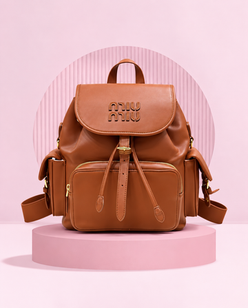 Miu Miu Leather Backpack Suela