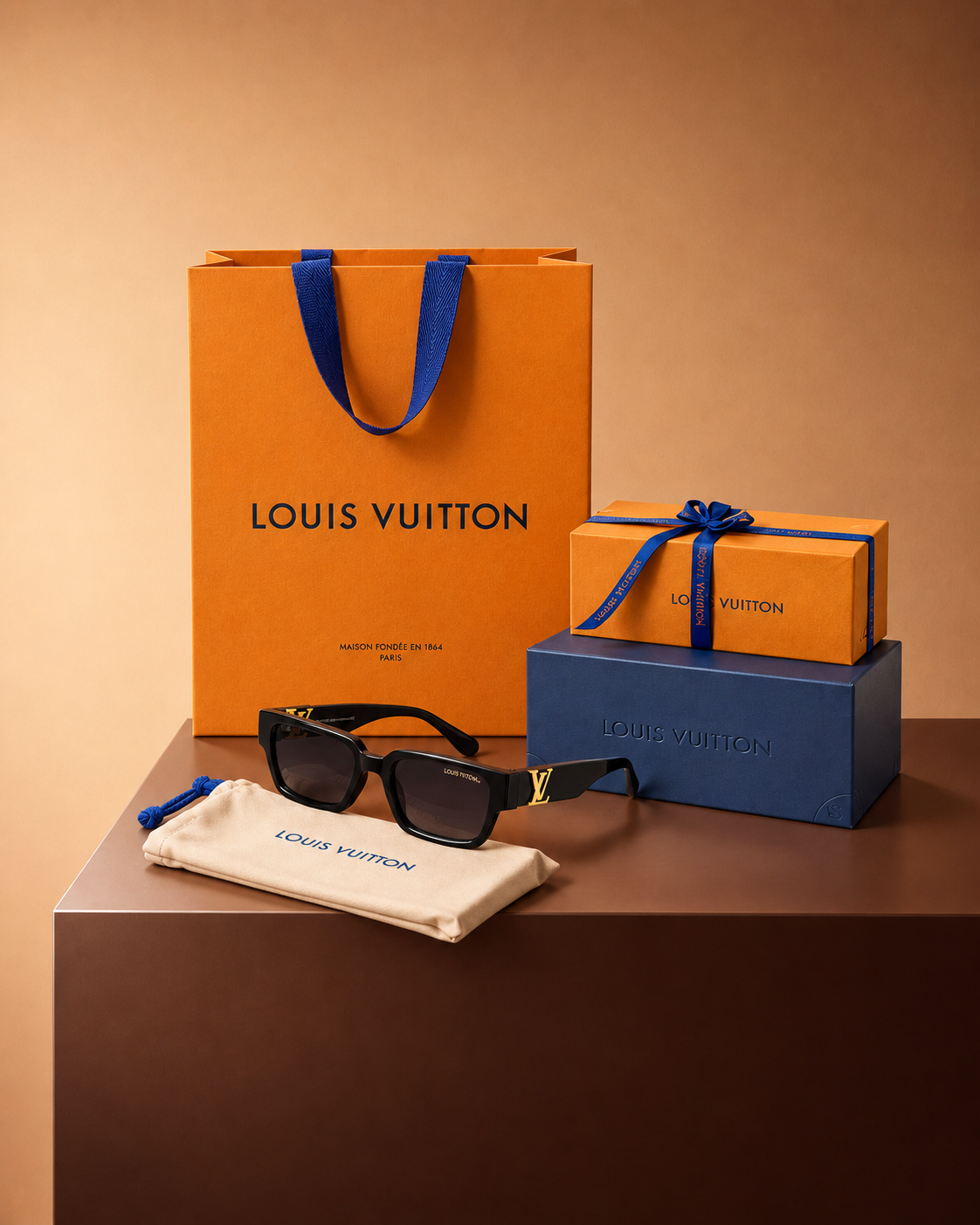 Louis Vuitton Bolsa de Regalo Chico Naranja