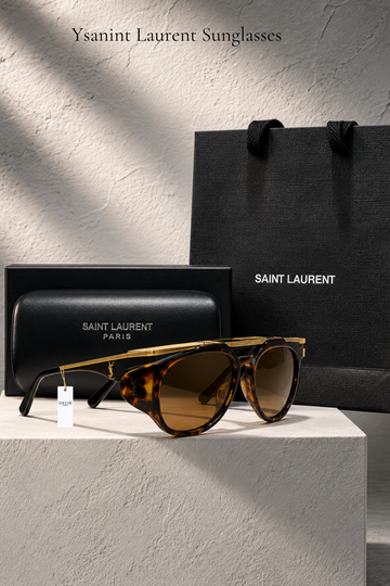 Ysanint Laurent Palais Sunglasses Animal Print
