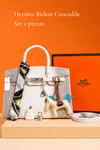 Hermès Birkin Crocodile Set 2 piezas