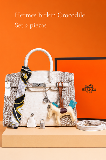 Hermès Birkin Crocodile Set 2 piezas