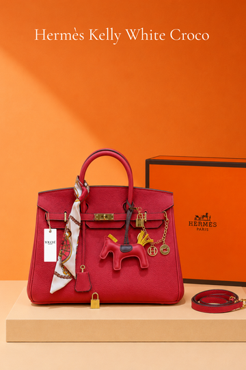 Hermès Kelly Pink Croco
